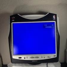 Hannspree NBA Miami Heat Basketball 15.6 Inch TV Works Great +Cord Wade LeBron