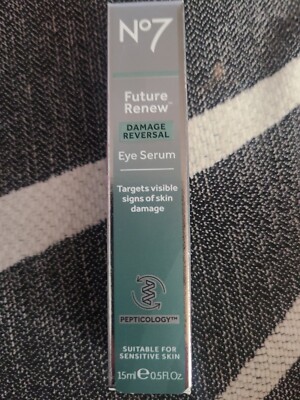 No 7 Future Renew  Damage Reversal Eye Serum 0.5 Oz 15ml Free Ship New Product 