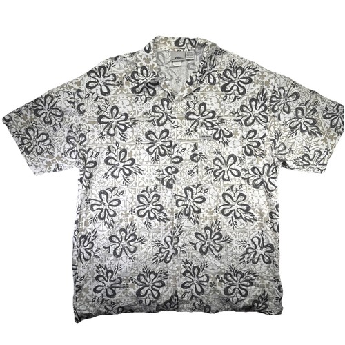 Vintage No Fear Hawaiian Shirt Button Up Mens Size XL Short Sleeve Floral USA - Picture 3 of 8
