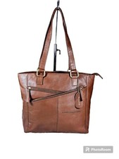 Vintage Great American Leather Works Brown Leather Shoulder Bag