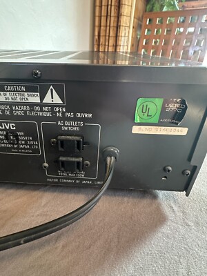 JVC RX-505V - 2 Channel 80 W Surround System Stereo Receiver