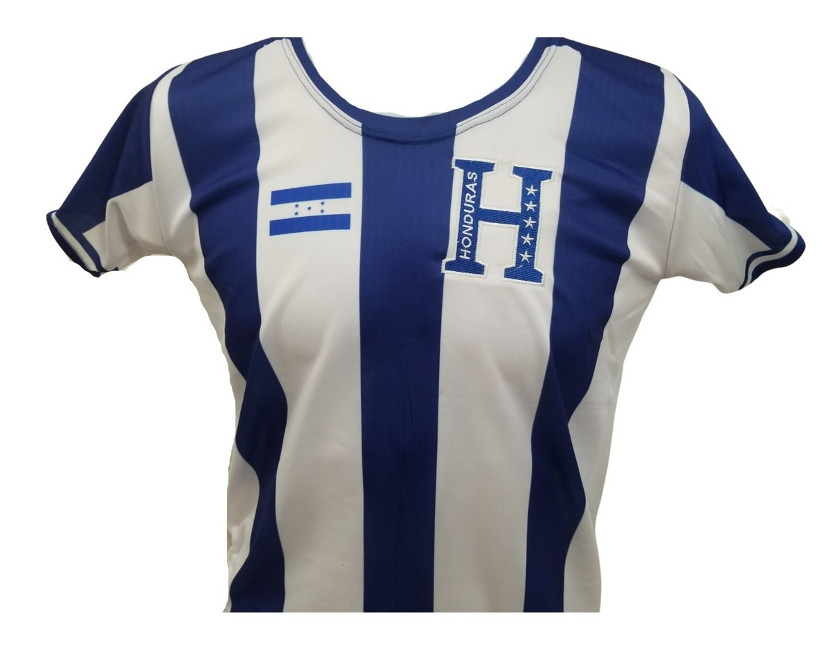 CAMISA RAYADA PARA NIÑOS SELECCION HONDURAS CON LA 
