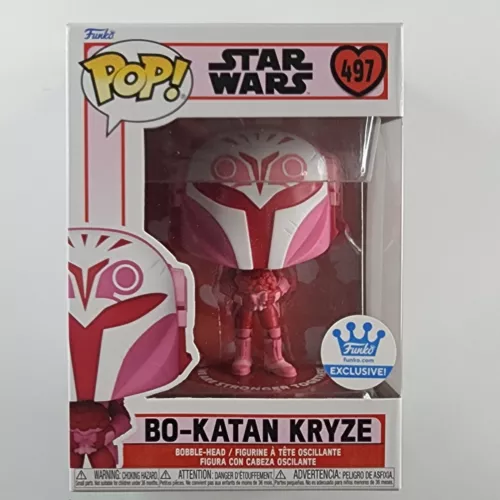Funko POP EXCLUSIVE Valentines Bo-Katan Kryze #497 Star Wars Mandalorian Figure