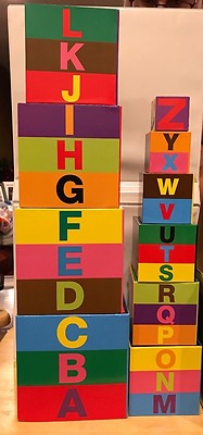 ALPHABET NESTING & STACKING BLOCKS # 2782~ Melissa and Doug NEW | eBay