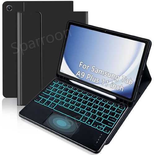 Backlit Touchpad Keyboard Case Mouse For Samsung Galaxy Tab S8 S9 S10 FE A9 Plus - Picture 4 of 59