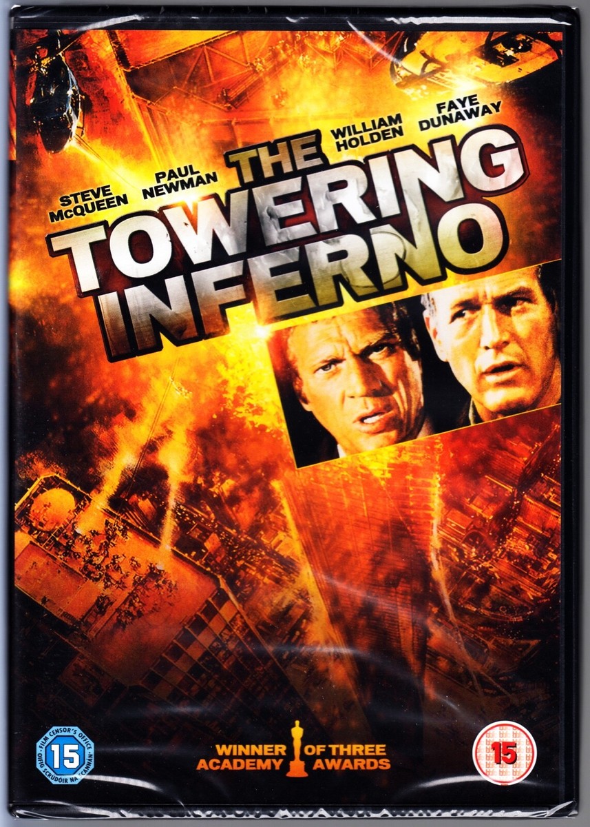 The TOWERING INFERNO DVD Steve McQueen Paul Newman Region 4 (AUS