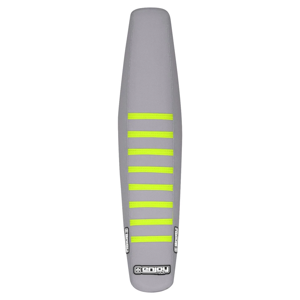 Capa de assento 2024-2025 Triumph TF 250 450 garra PRATA/AMARELO NEON nervuras #467 - Imagem 3 de 4