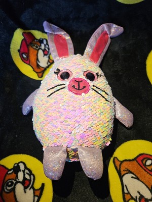 Sparkle Pets Bella the Bunny Rabbit Sequined Stuffed Animal, 6 inch ...