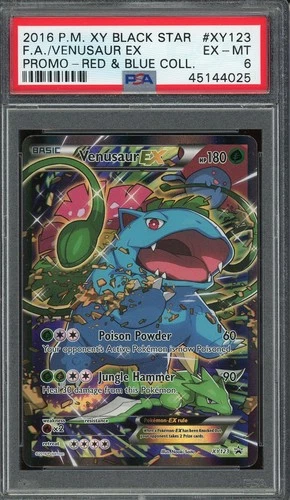 2016 POKEMON - Venusaur EX (Full Art) PSA 6