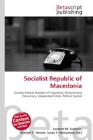 Lambert M. Surhone (U. A.) | Socialist Republic Of Macedonia | Taschenbuch