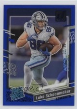2023 Panini Clearly Donruss Rated Rookie Blue 32/99 Luke Schoonmaker #73 5l1