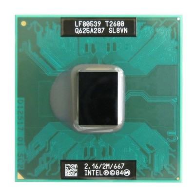   Core Duo T2600 2.16GHz 2MB 667MHz Processor SL8VN SL9JN Mobile Laptop CPU #QO