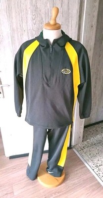 Nike Air Trainingsanzug Vintage Jogginganzug 90s XL Tracksuit Basketball schwarz