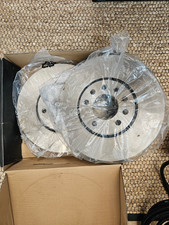 Pair of Vented Front Brake Discs for Cadillac, Opel, Saab, Vauxhall