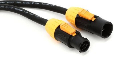 Accu-Cable SIP126 IP65 Male to Female Power Link Cable - 5 Feet
