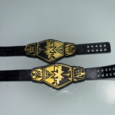 Mattel WWE Figure Belt Original NXT Tag Team Championships 2 Belts SET
