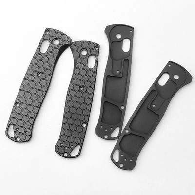 2pcs Custom Aluminium Alloy Handle Scales For Benchmade Bugout 535 Folding Knife