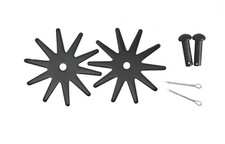 AJ Tack 2 1/8" 10 Point Rowel Package