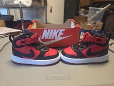 New WITHOUT Box Boy's Nike Court Borough Mid 2 TDV  CD7784-602 Size 6C