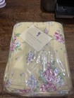 Pottery Barn Kids Yellow Cottage Floral Twin Bed Skirt Bedding New