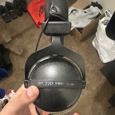 beyerdynamic DT 770 PRO 80 Ohm Black Wired Closed Back Headphones