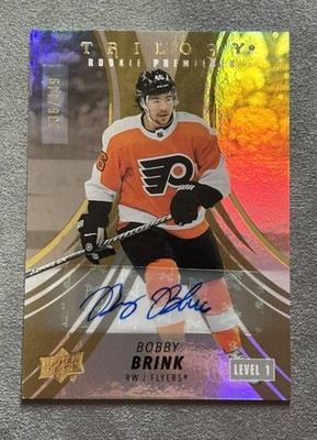 2022-23 UD Trilogy Rookie Premieres Auto  #131 BOBBY BRINK RC /449 Minnesota 