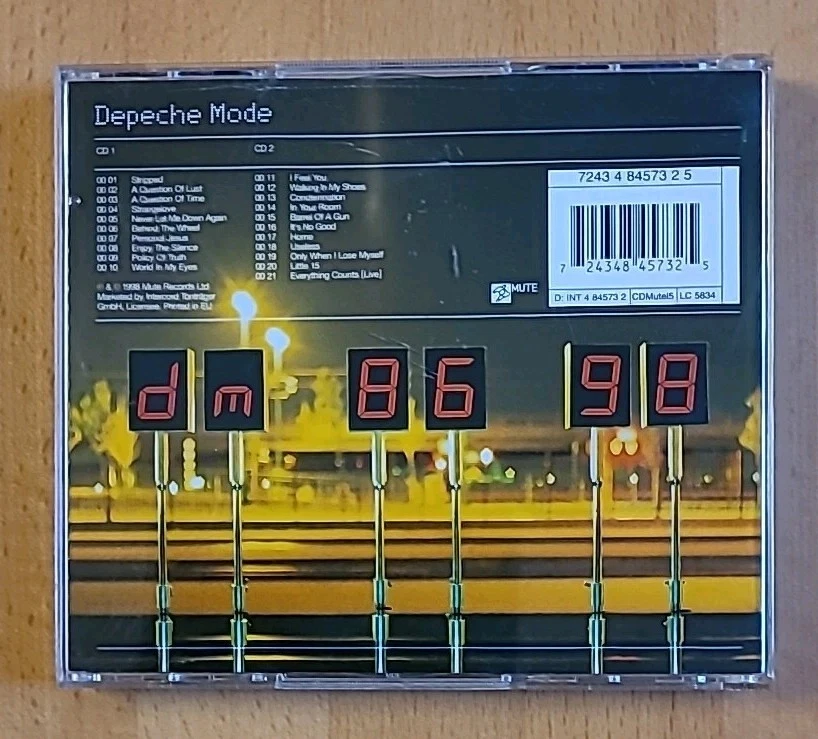 Depeche Mode The Singles 86 - 98 CD Album 2 CD - Bild 4 von 4