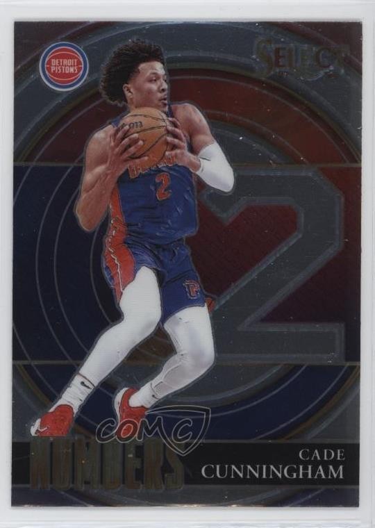 2021-22 Panini Select Select Numbers Cade Cunningham #40 10cs