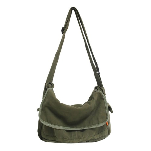 Vintage Canvas Messenger Bag for Men Women Crossbody Bag Satchel Shoulder Bag...