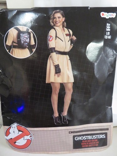 Disguise Womens 80s Ghostbusters Halloween Costume Dress Size Large 12-14 - Picture 2 of 3