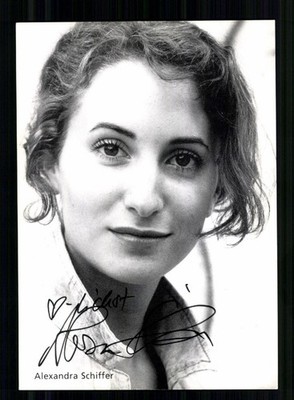 Alexandra Schiffer Autogrammkarte Original Signiert # BC 224143