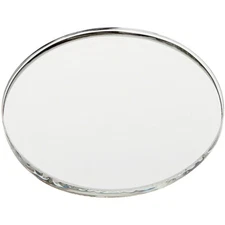 Plymor 2" Round, 3mm Thick Non-Beveled Glass Mirror Circle
