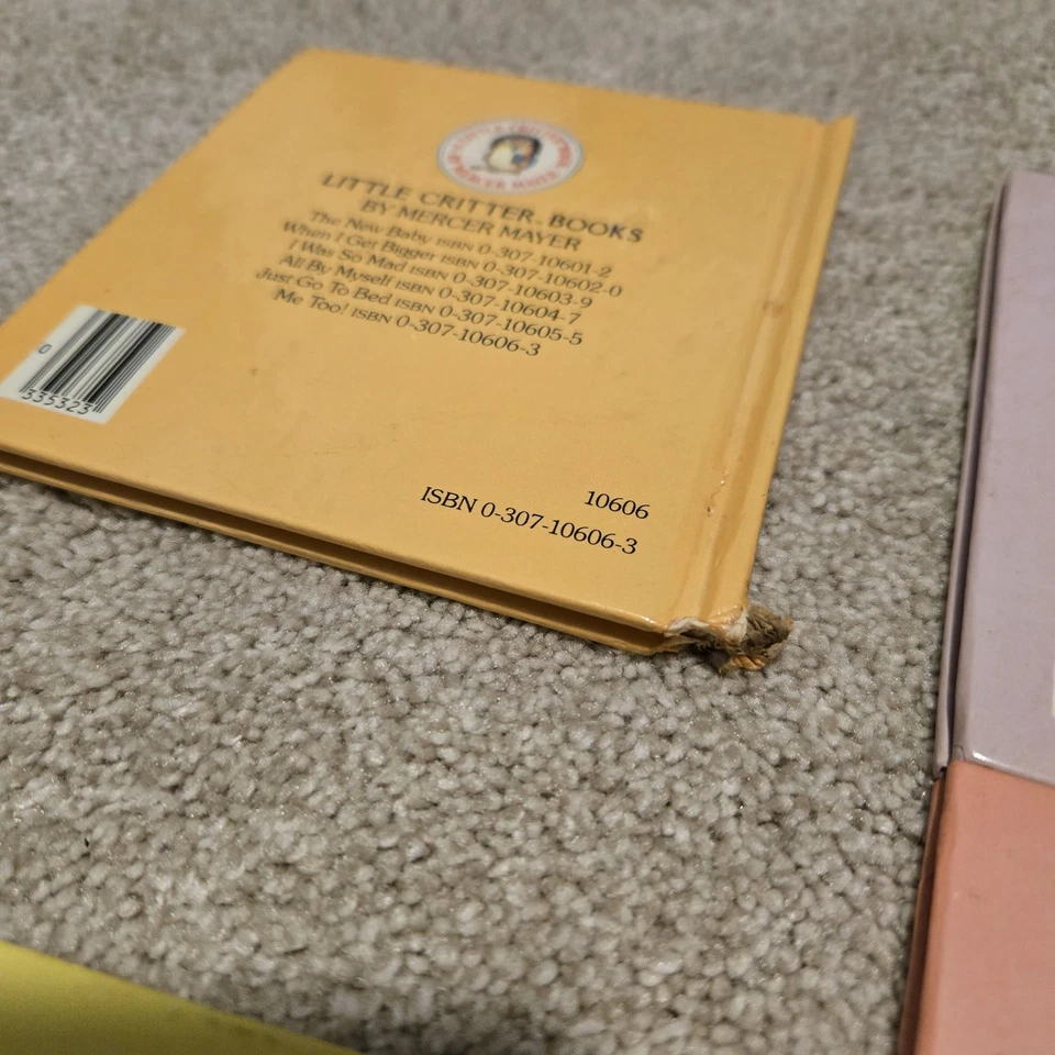 I Was So Mad 1ST Ed Mercer Mayer Little Critter Golden Book HARDCOVER LOT RARE - Image 4 of 4