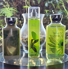Bath  Body Works White Citrus 3pc Set