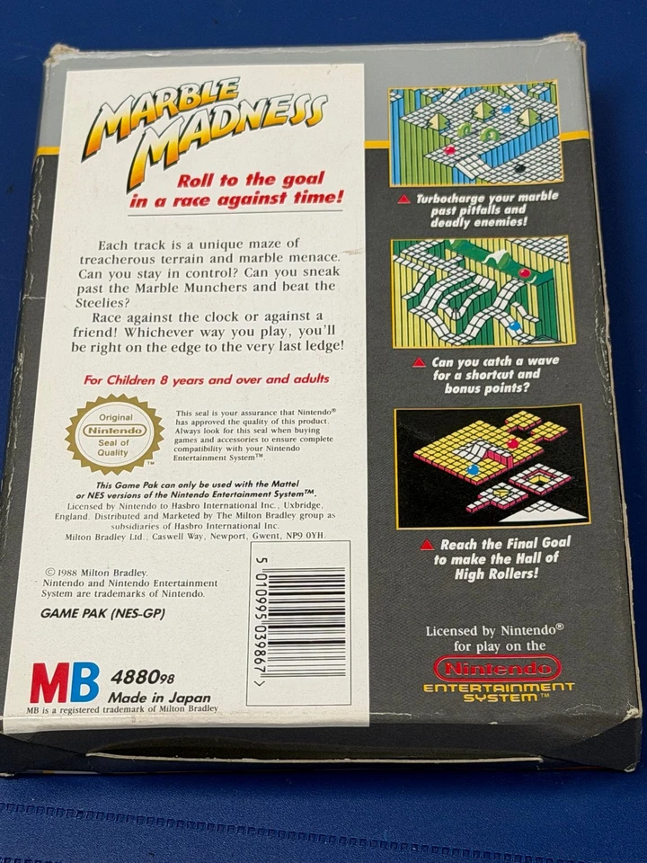 MB Marble Madness Nintendo NES Game Boxed Classic Arcade - Image 2 of 4