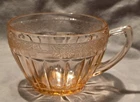 Pink Depression Glass Vintage Jeannette Adam Cup