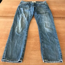 Current/ Elliott The Fling Super Loved Jeans Women 32 Blue Mid Rise Medium Wash