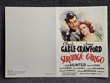 Vintage Strange Cargo Movie Poster Clark Gable Joan Crawford MGM USA Classic Art