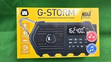 G-Storm Wireless Bluetooth Speaker With AM/FM Weather Alert Radio Flashlight NEW