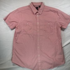JF J.FERRAR MENS DRESS SHIRT SLIM FIT SIZE LARGE