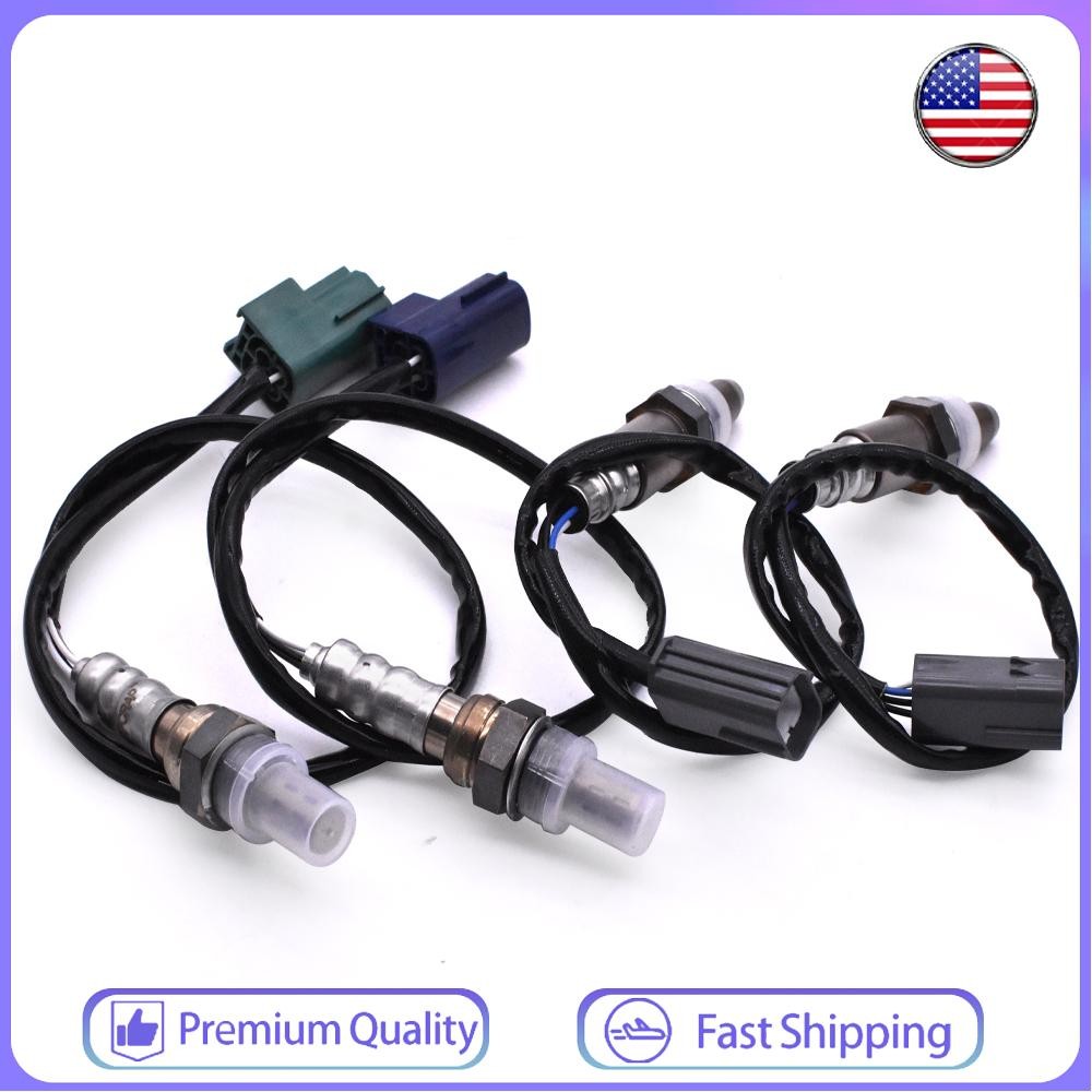 4Pcs Upstream & Downstream Oxygen O2 Sensor For 2011 2012 Nissan Frontier 4.0L