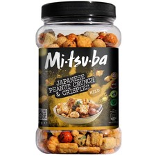 Mitsuba Japanese Peanut Crunch & Crispies 650g Mild Spice Rice Snack Crackers Pa