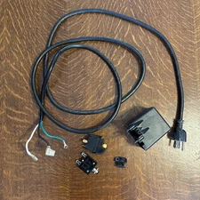 Used CRAFTSMAN #137.248850 Table Saw Power Switch W/ Reset, Housing, & Cord