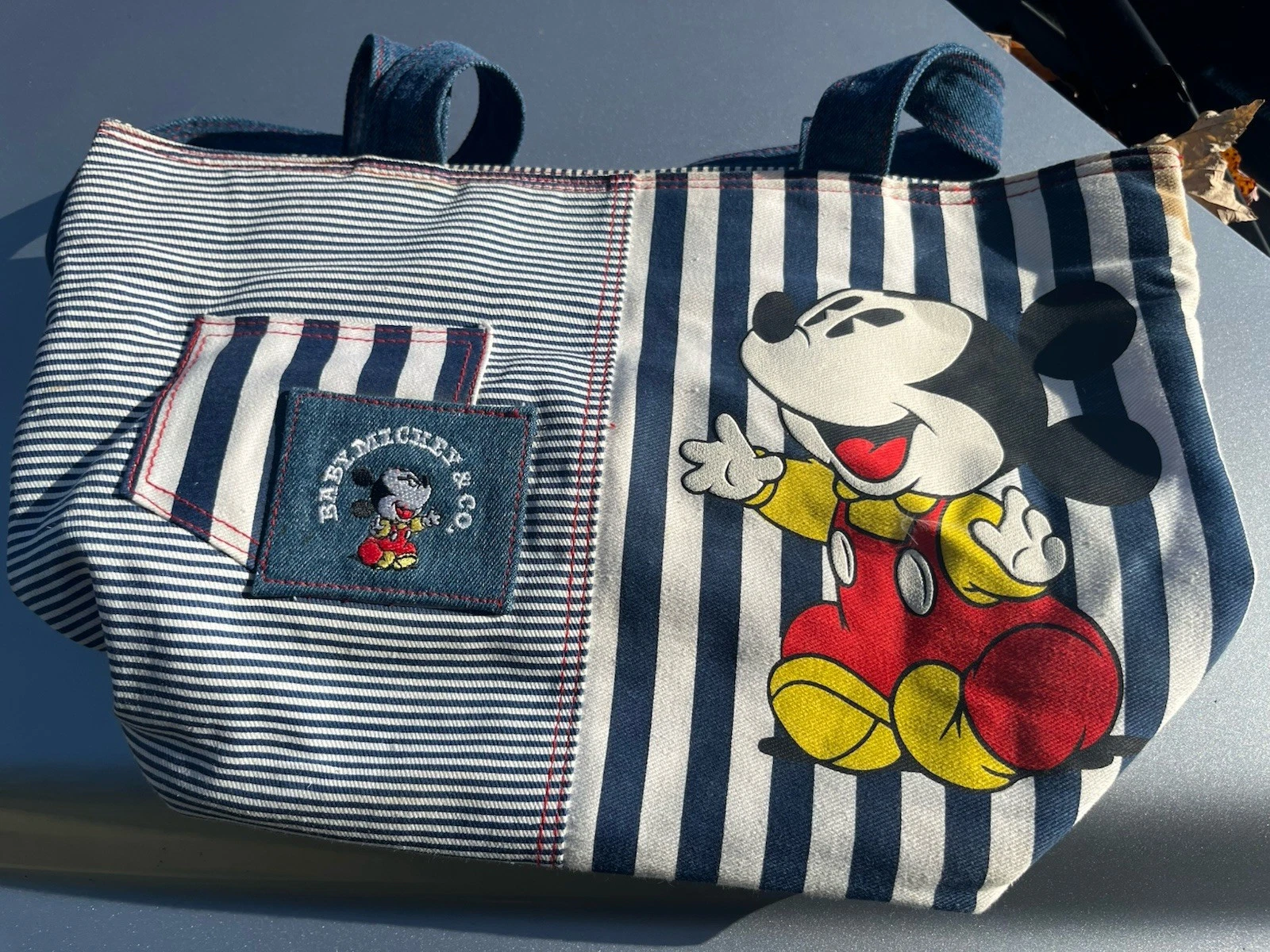 Vintage Baby Mickey & And Co Bag Diaper Purse Mouse Disney Kids Children Toddler