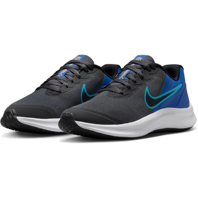 Nike Star Runner 3 (GS) Iron Grey/Black-Blue Lightening UK 5 / EUR 38 Neu - Halber Karton