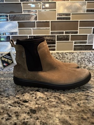 Ecco Women's Brown Gortex Ankle Boots Shoes Size US 11 EU 42 NEW!!