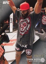 TOPPS 2015 UFC KNOCKOUT TYRON WOODLEY #58 197/199 SILVER PARALLEL CARD