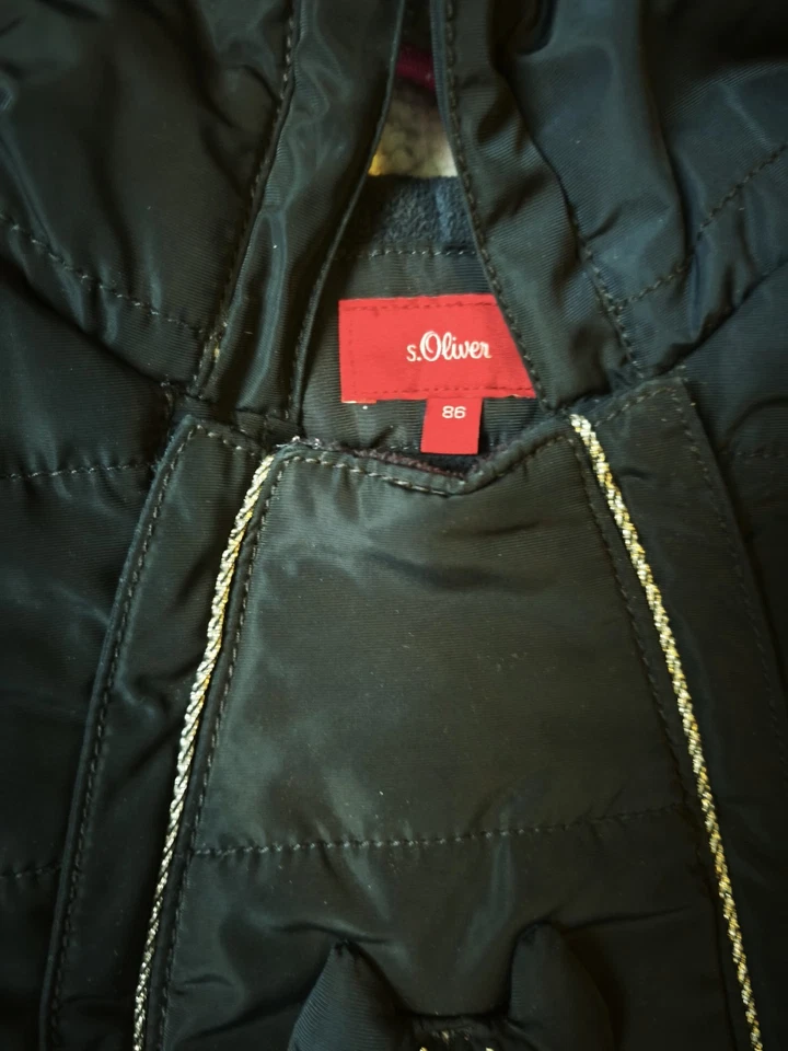 Schneeanzug Mädchen S Oliver Gr. 86 Dunkelblau Super Zustand Gefüttert  Overall  - Bild 2 von 4