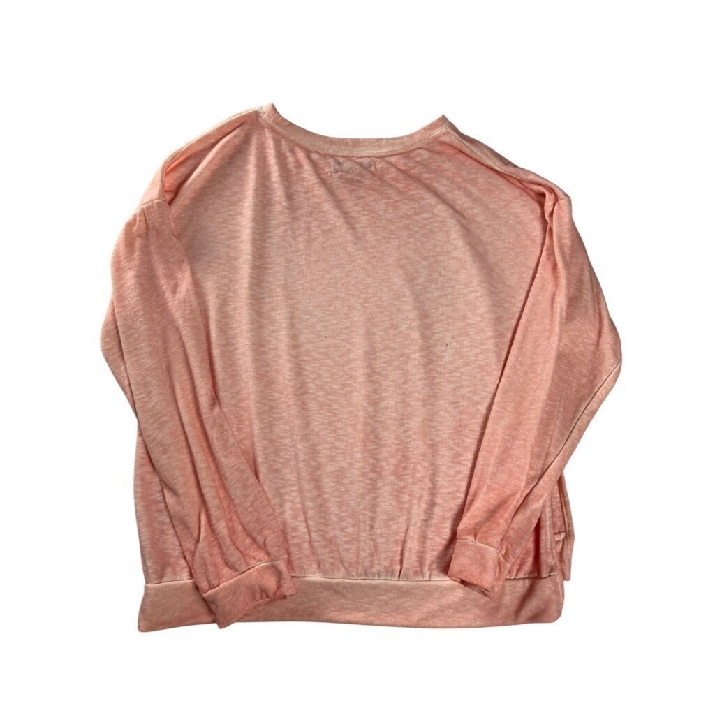 Max Studio Performance Peach Heathered Dolman Sle… - image 2