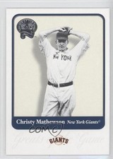 2001 Fleer Greats of the Game Christy Mathewson #48 HOF 1p1